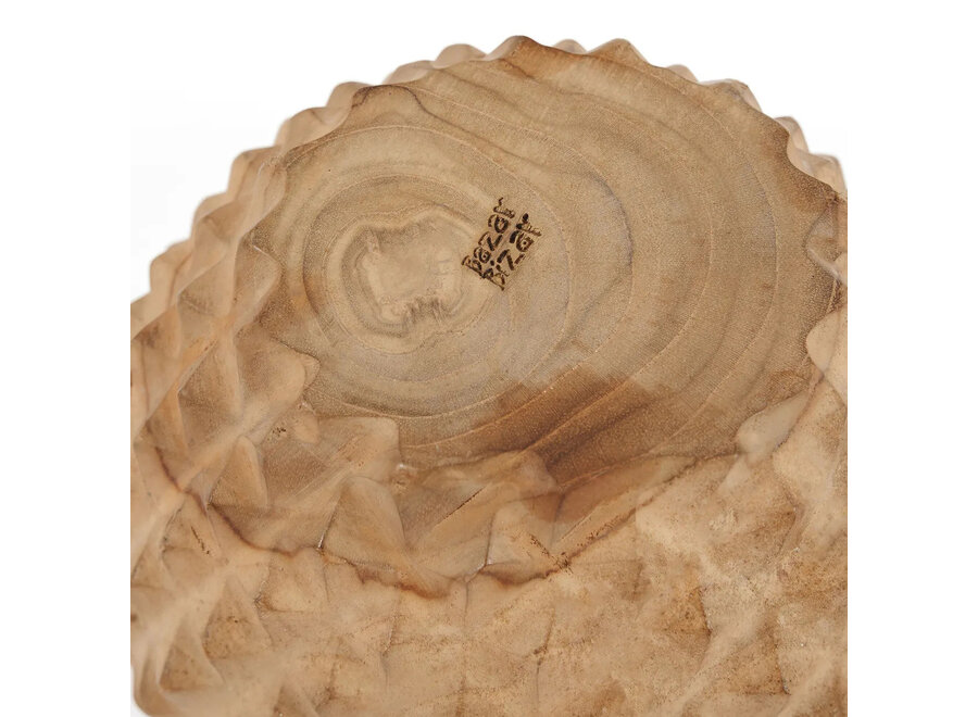 El Cuenco Teak Root Durian - M