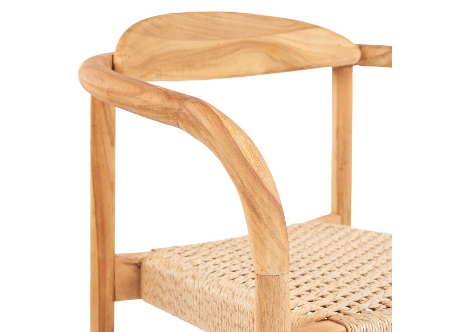 The Pandan Dining Chair - Natural - Outdoor