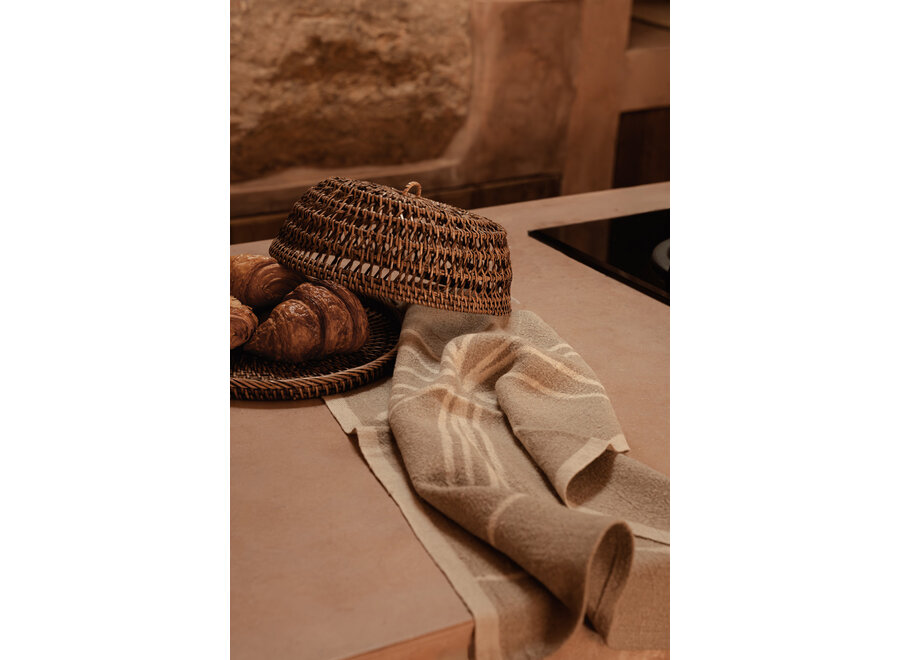 La Cloche Alimentaire En Rotin - Brun Naturel - L