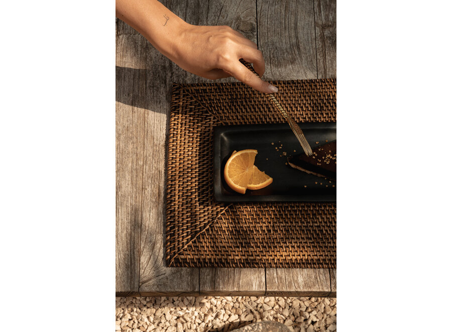 El Colonial Mantel Individual Rectangular - Marrón Natural