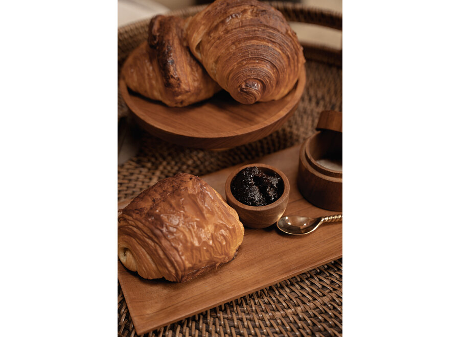 De Teak Root Sushi Bord - M