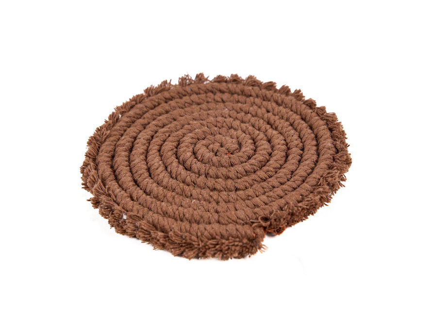 Il Sottobicchiere Cotton - Noce Scuro