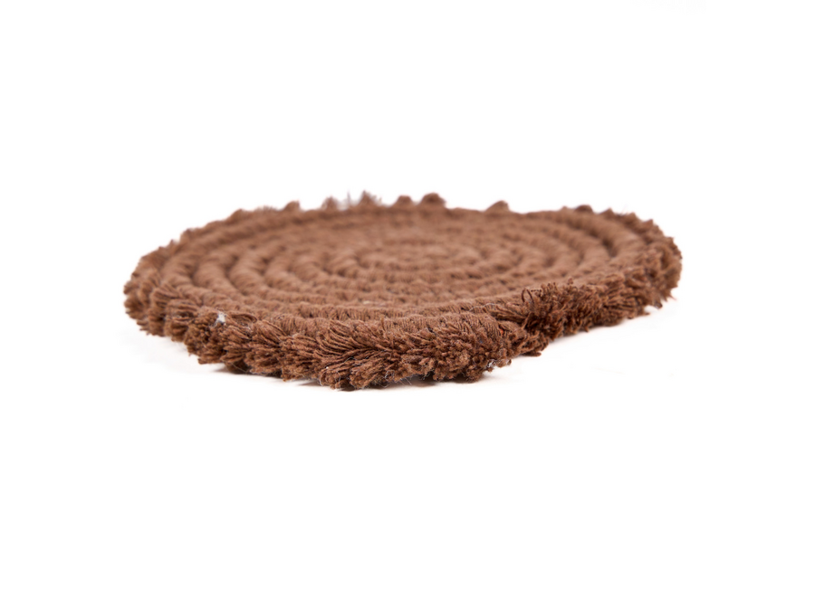 The Cotton Coaster - Dark Walnut