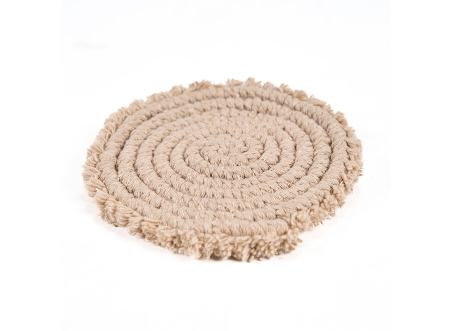 De Cotton Onderzetter - Beige