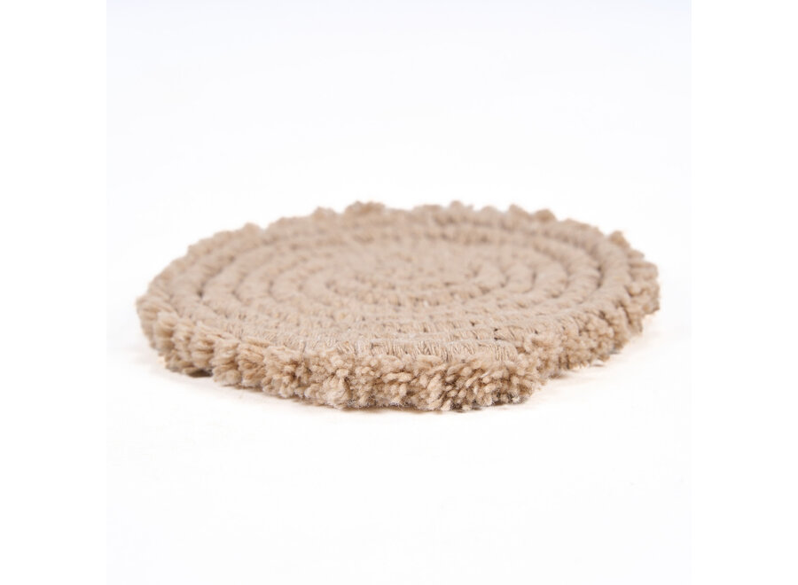 De Cotton Onderzetter - Beige