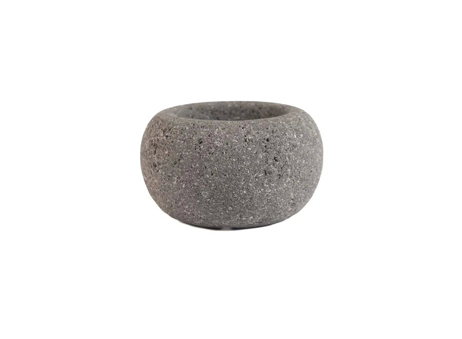 De Lava Stone Kom - Zwart