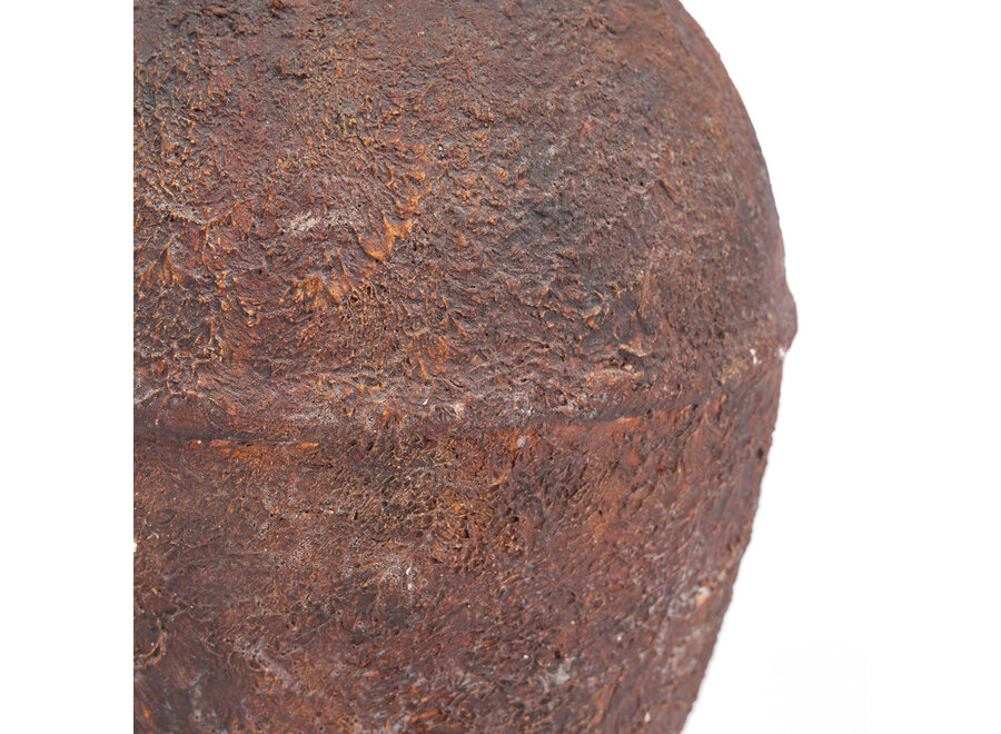 Die Amphora Rustica Vase - Burgunderrot - M
