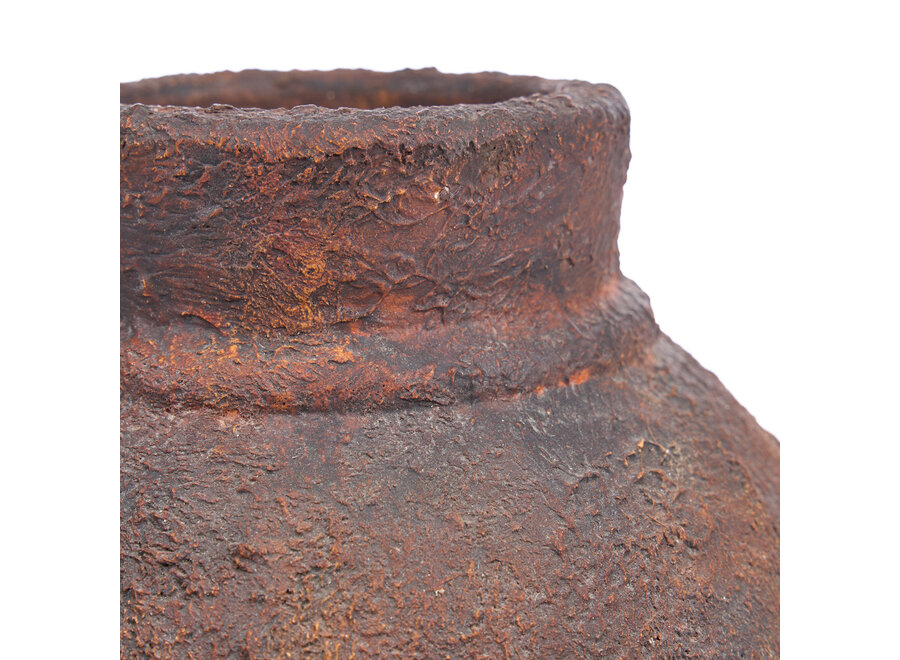 The Amphora Rustica Vase - Burgundy - M