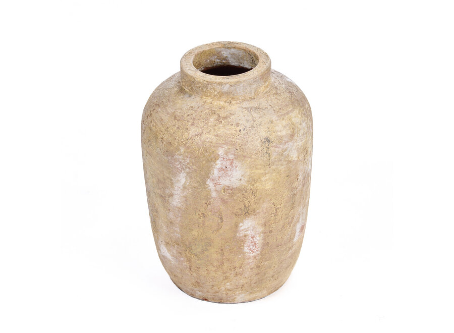 The Clay Echo Vase - Cream - M