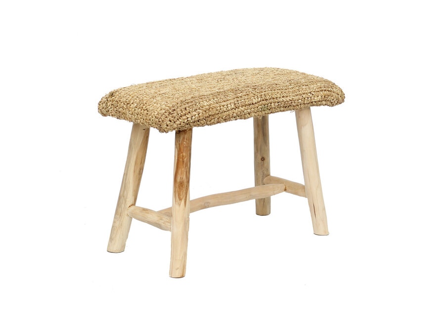 De Raffia Bank - Naturel