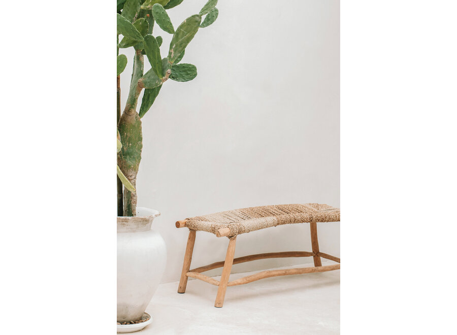 The Porto Seagrass Bench - Natural - L