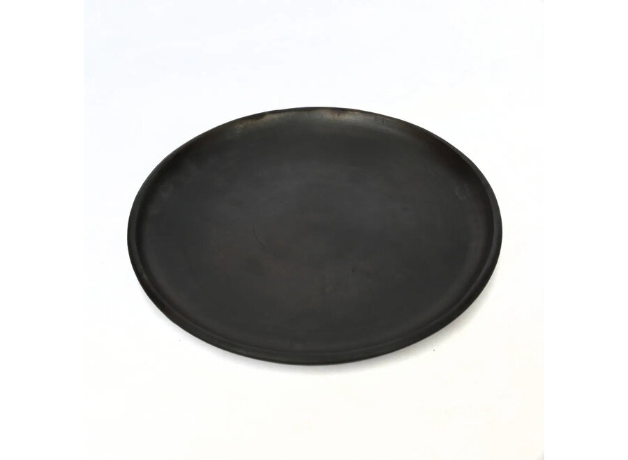 The Burned Classic Plate - Black - L