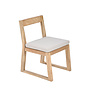 La Sedia Da Pranzo Linear - Grigio Naturale