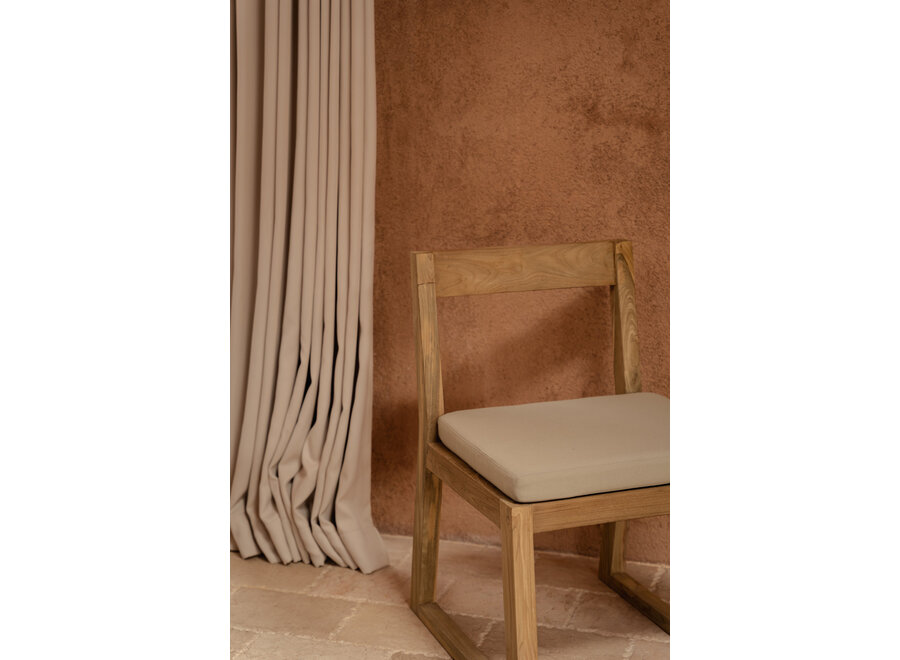 The Linear Dining Chair - Natural Grey