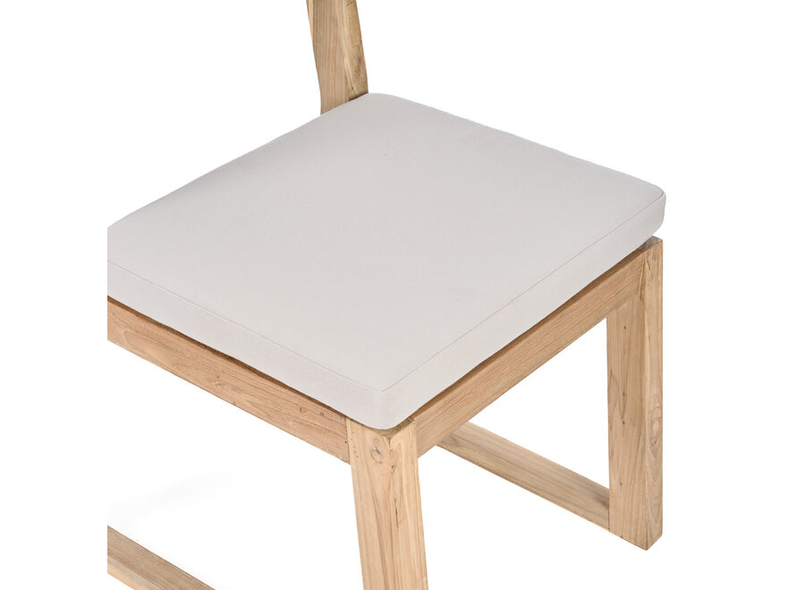 The Linear Dining Chair - Natural Grey
