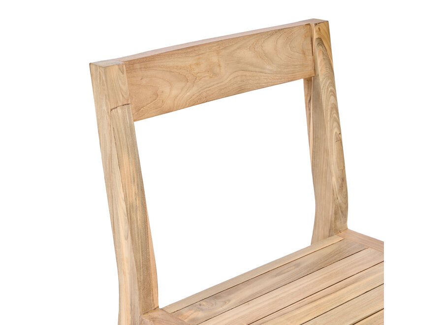 La Silla De Comedor Linear - Gris Natural