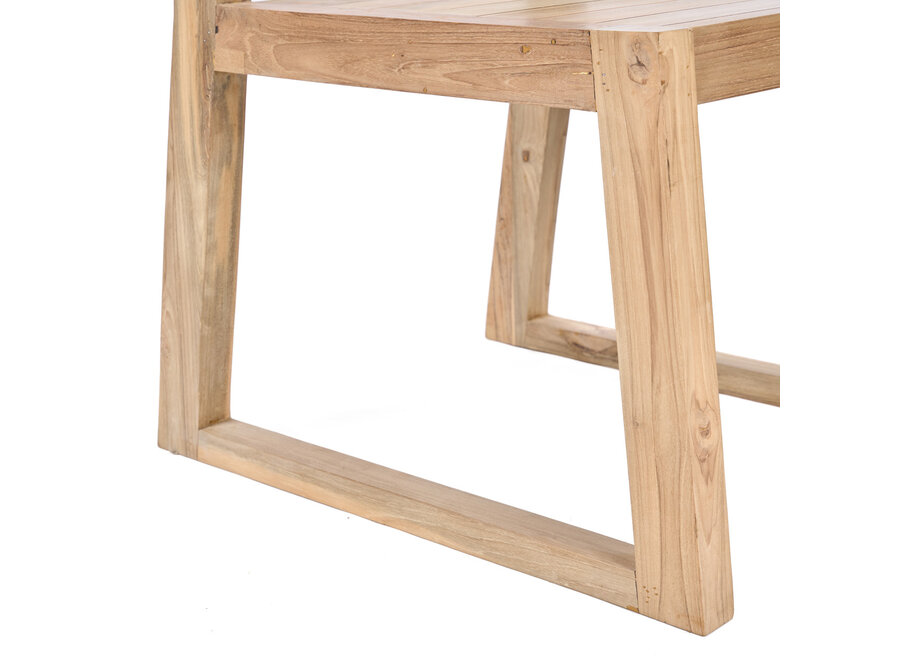 La Silla De Comedor Linear - Gris Natural