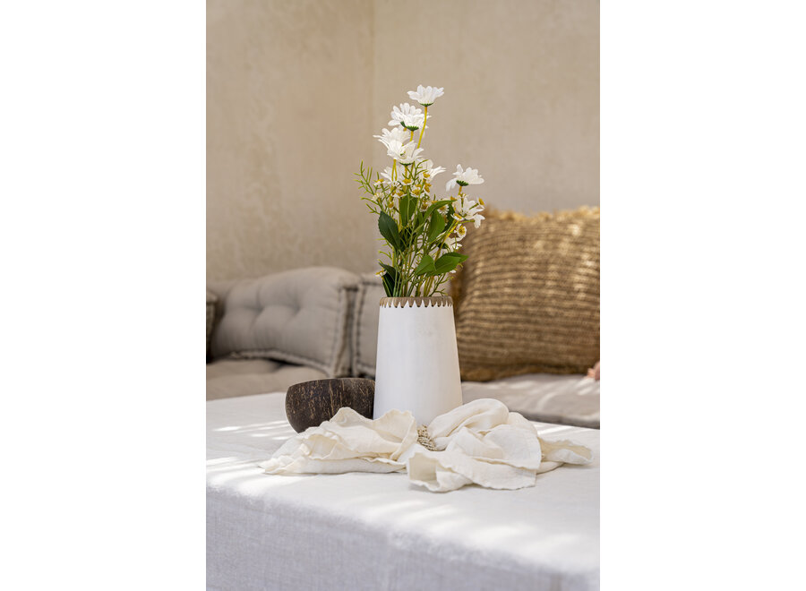 Die Linen Serviette - Weiß