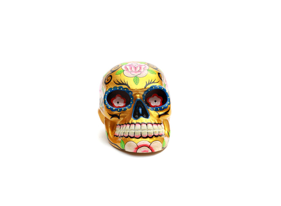 De Mexican Sugar Skull Goud - S