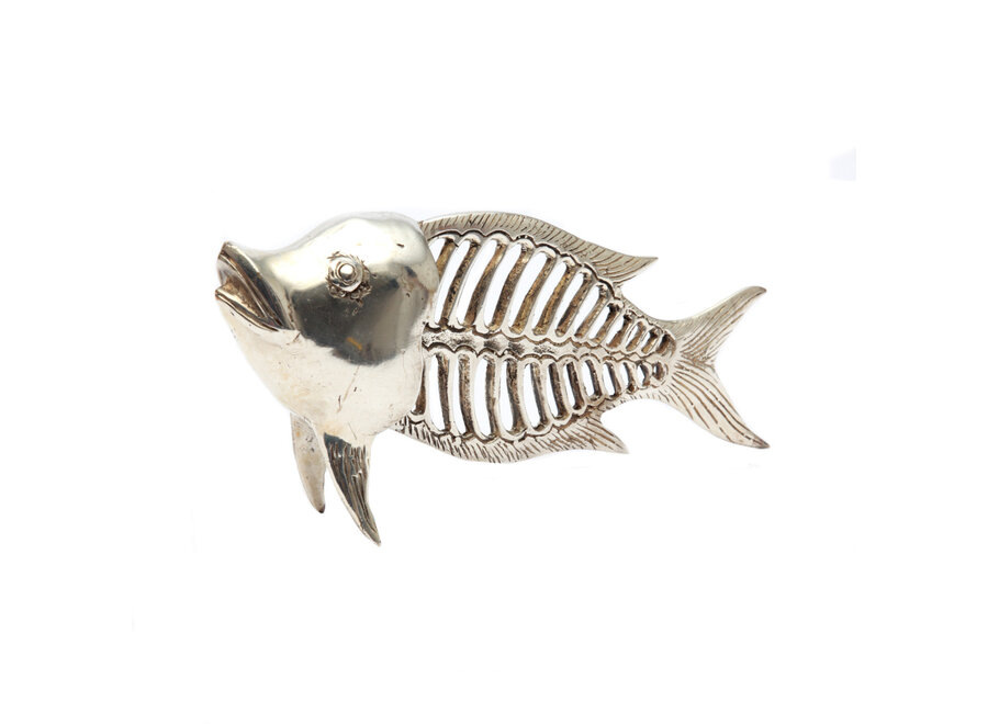 La Fish Bone Decoración - Plata