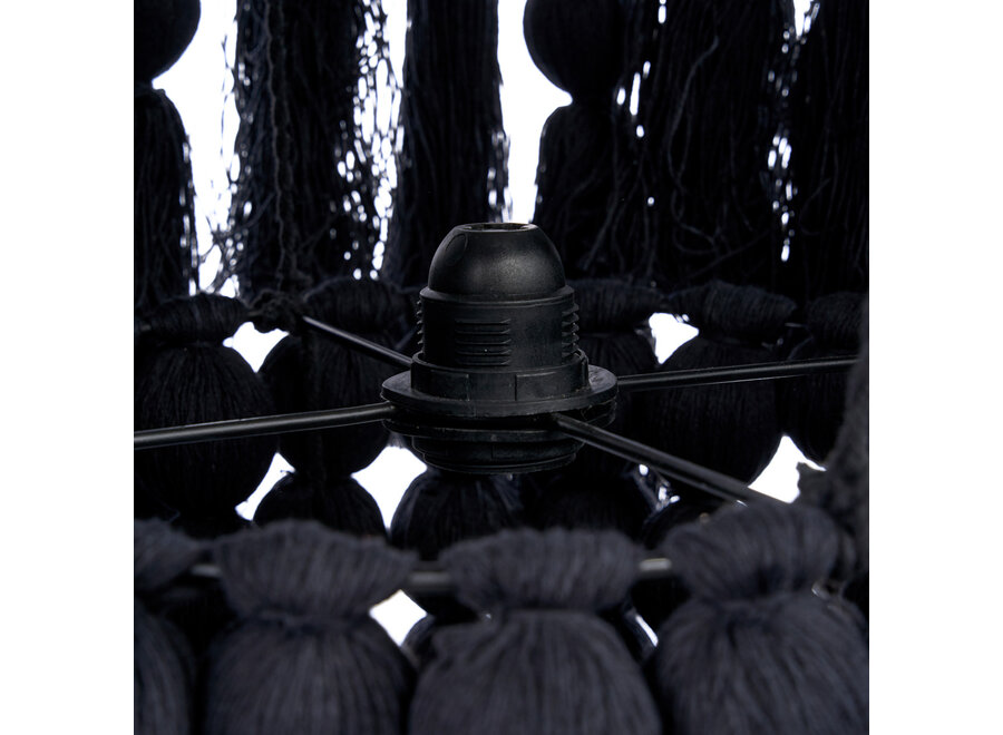 The Nomad Cotton Chandelier - Black - XL