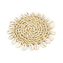 Il Raffia Shell Sottobicchiere - Naturale