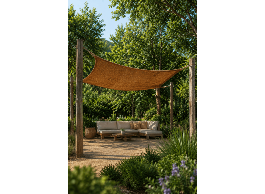 The Coco Shade Rectangular - Natural - 400x300