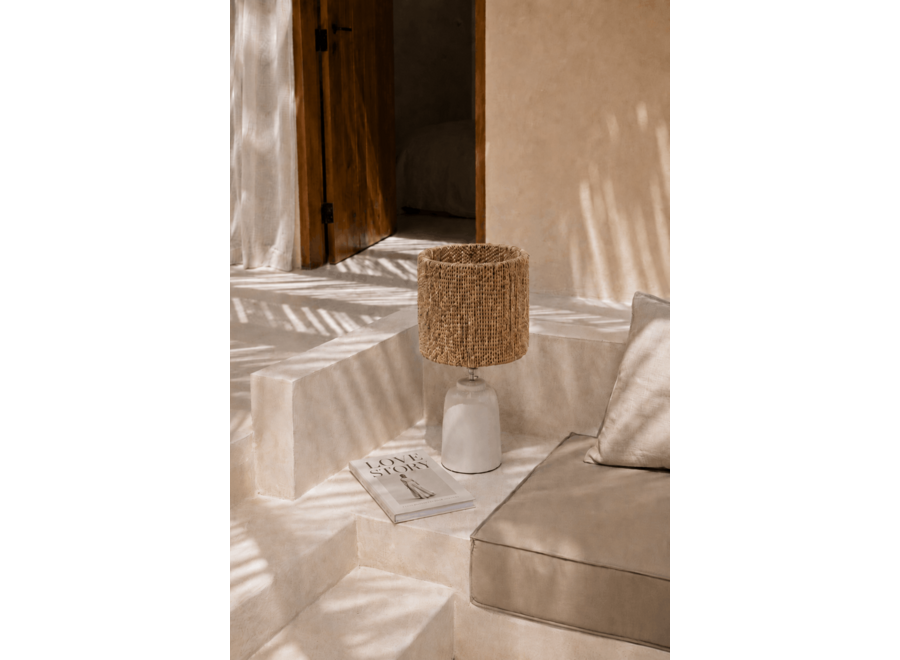 La Pantalla De Lámpara De Mesa Chalki - Natural