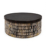 Mesa De Centro Redonda Magani Banana Grey Wash