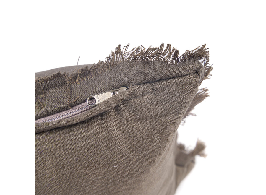 La Funda de Cojín Smoky Vibe - Gris - 30x50