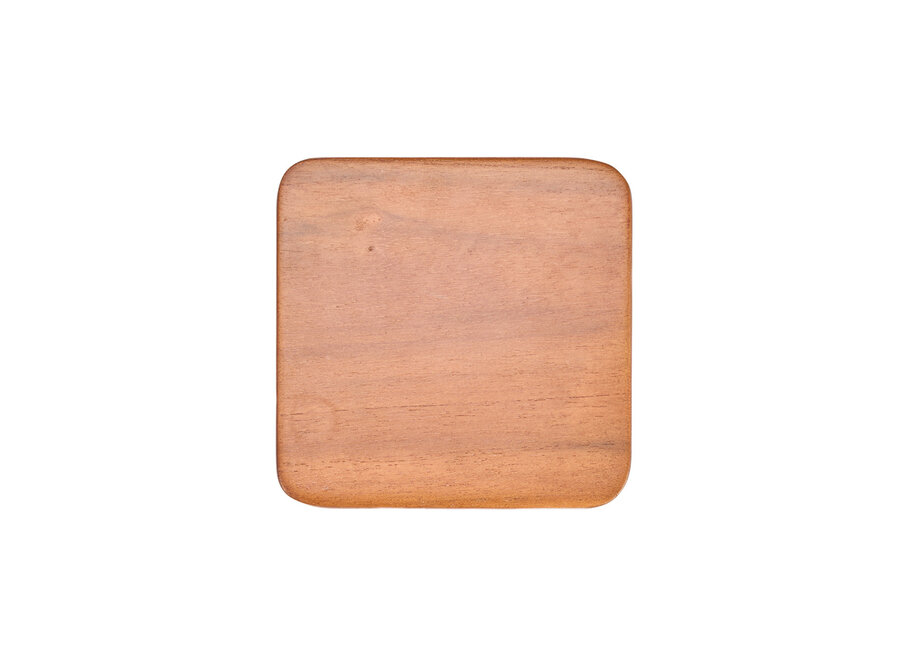 The Material Coaster - Smooth Mahogany