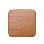 The Material Coaster - Smooth Medium Brown