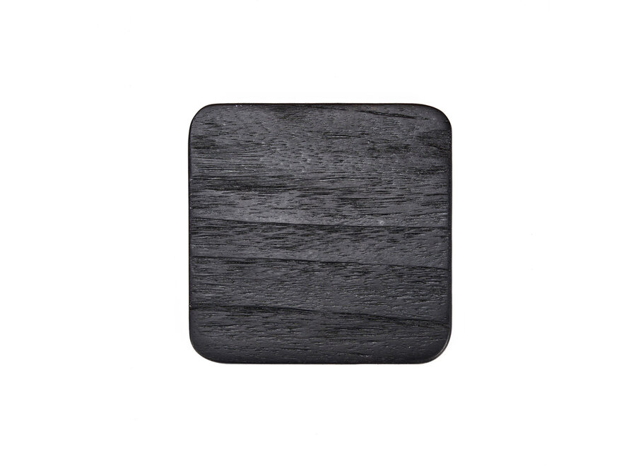 The Material Coaster - Medium Rustic Black