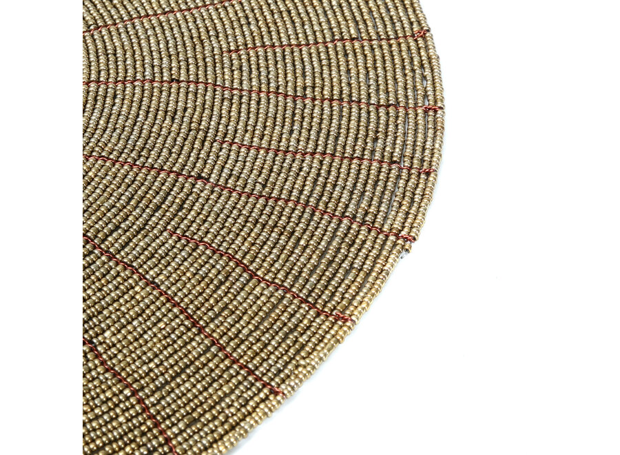Das Beaded Platzset - Gold
