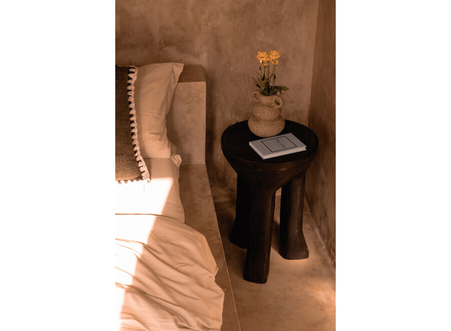 La Table d’Appoint Java Tripod - Noyer Foncé