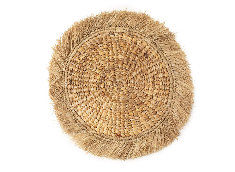 De Water Hyacinth Raffia Placemat - Naturel