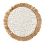 La Water Hyacinth Raffia Tovaglietta - Bianco Naturale