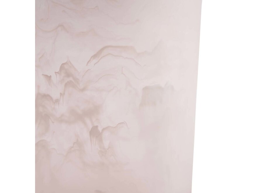 El Cubo de Hielo de Resina - Rosa Blanco