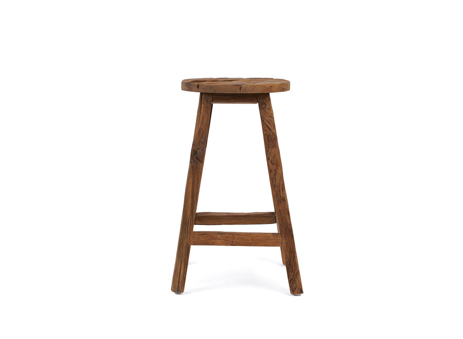 The Shibori Bar Stool - Natural