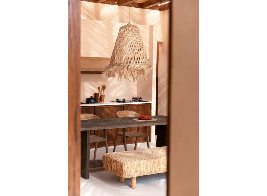 La Suspension Abaca Jelly Fish - Naturel - L
