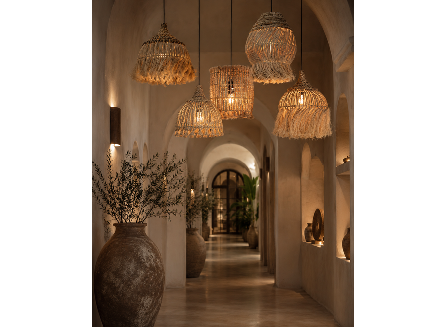 De Abaca Hoola Hanglamp - Naturel - L