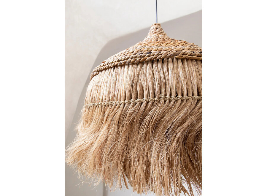 La Lampada a Sospensione Abaca Hoola - Naturale - L