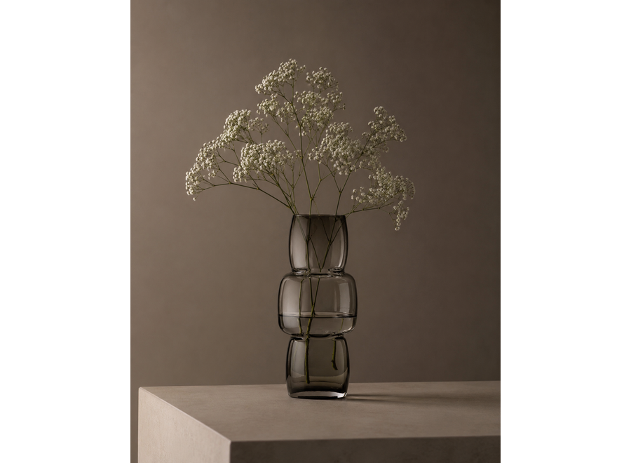 El Jarrón Cubes – Gris Oscuro – M