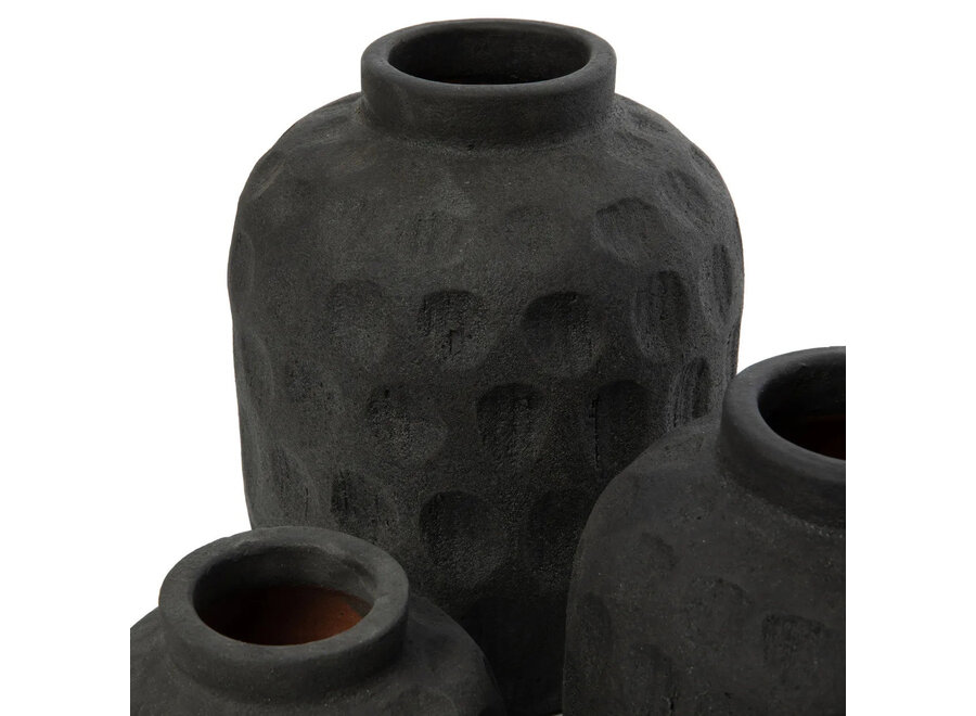 Die Trendy Vase - Schwarz - M