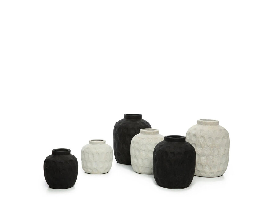 Die Trendy Vase - Schwarz - M