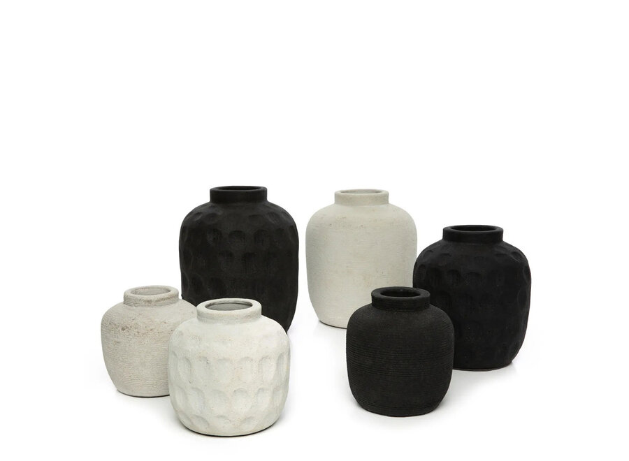 Die Trendy Vase - Schwarz - M