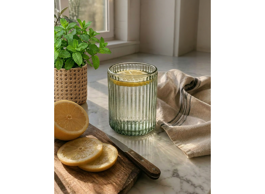 Das Gerippte Glas – Anthrazit