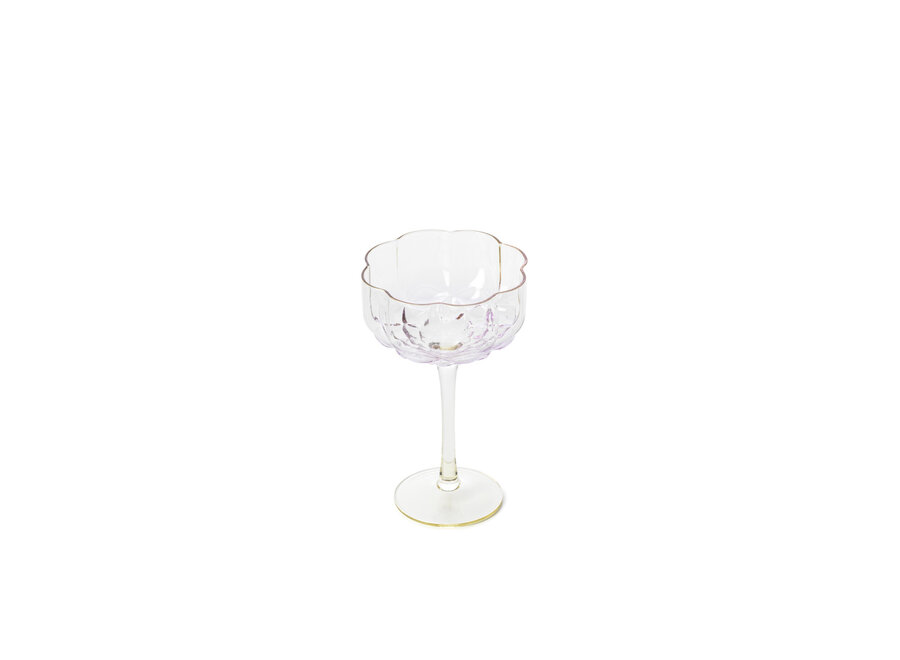 The Pink Blush Cocktail Coupe - Pink