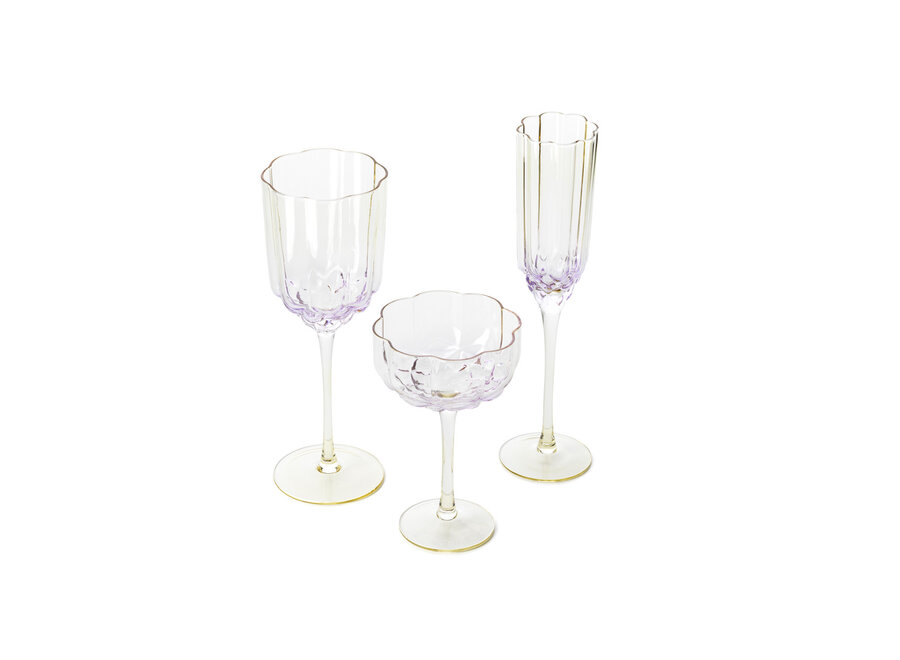 The Pink Blush Cocktail Coupe - Pink