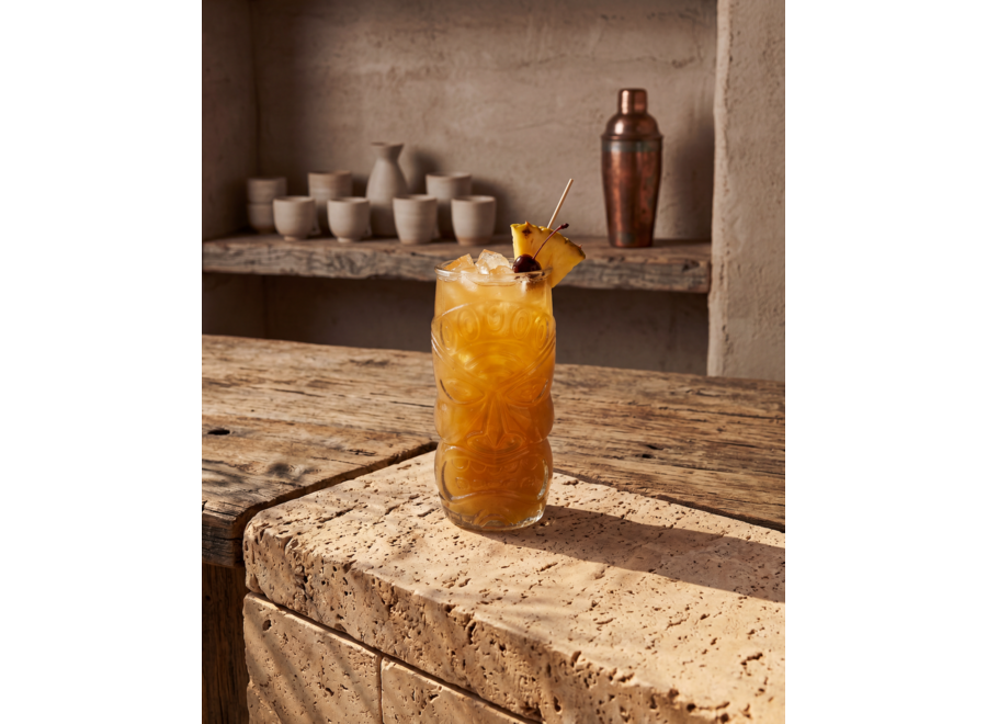 Het Tiki Glas - Blauw